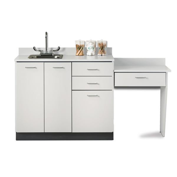 CLINTON CABINET W/ 3 DOOR & DRAWER & DESK