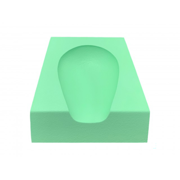 TECHNO-AIDE COATED CT HEADREST SPONGE
